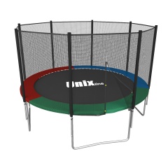 Unix Line Simple 8Ft / 244 см (Color) outside из каталога батутов с защитной сеткой в Екатеринбурге по цене 15220 ₽