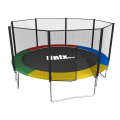 Unix Line Simple 10Ft / 305 см (Color) outside из каталога батутов с защитной сеткой в Екатеринбурге по цене 21170 ₽