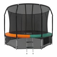 Eclipse Space Twin Green/Orange 12FT из каталога батутов с защитной сеткой в Екатеринбурге по цене 27970 ₽
