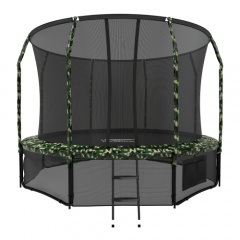 Eclipse Space Military 16FT из каталога батутов с защитной сеткой в Екатеринбурге по цене 37320 ₽