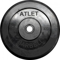 MB Barbell Atlet - 31 мм - 10 кг из каталога дисков для штанги с посадочным диаметром 30 мм.  в Екатеринбурге по цене 3185 ₽