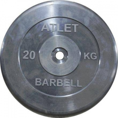 MB Barbell Atlet - 31 мм - 20 кг из каталога дисков для штанги с посадочным диаметром 30 мм.  в Екатеринбурге по цене 5870 ₽