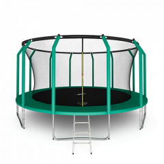 Arland 16FT / 488 см Премиум Dark green (внутренняя сетка) из каталога батутов в Екатеринбурге по цене 57990 ₽