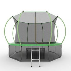 Evo Jump Internal 12ft (Green) + Lower net из каталога батутов с защитной сеткой в Екатеринбурге по цене 26520 ₽