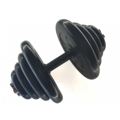 MB Barbell Atlet 40 кг. обрезиненная из каталога разборных (наборных) гантелей в Екатеринбурге по цене 12500 ₽