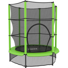 Unix line Kids 4,6 ft Green (140 cm) из каталога батутов с защитной сеткой в Екатеринбурге по цене 8420 ₽