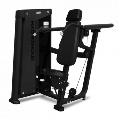 Bronze Gym NEO 06 Жим от плеч из каталога грузоблочных тренажеров в Екатеринбурге по цене 225250 ₽