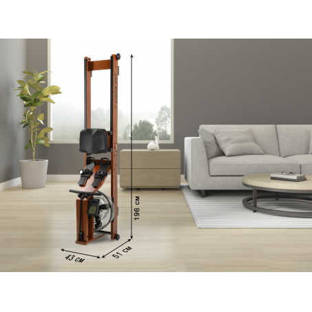 Рендер-1 для UnixFit Wood Rower Dark