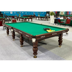 Weekend Billiard «Онега» (12 футов, 8 ног, 45мм камень, орех пекан) из каталога бильярдных столов для русской пирамиды в Екатеринбурге по цене 385000 ₽