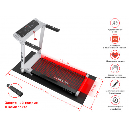 Рендер-10 для UnixFit Hi-tech F2 PLUS Arctic Ice