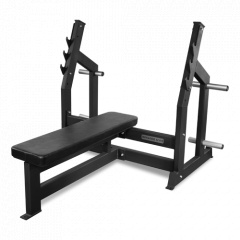 Bronze Gym AL-304 горизонтальная со стойками из каталога скамей со стойкой в Екатеринбурге по цене 74890 ₽