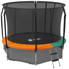 Space Twin Green/Orange 12FT (3.66м) в Екатеринбурге по цене 38990 ₽ в категории батуты Scholle