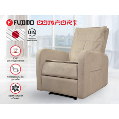 Fujimo COMFORT CHAIR F3005 FMW с механическим приводом Ваниль из каталога ковриков для йоги и фитнеса в Екатеринбурге по цене 51900 ₽