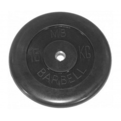 MB Barbell (металлическая втулка) 15 кг / диаметр 51 мм из каталога прямых грифов для штанги в Екатеринбурге по цене 6250 ₽