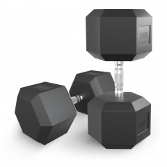 UnixFit гексагональная 50 кг из каталога обрезиненных гантелей в Екатеринбурге по цене 18890 ₽