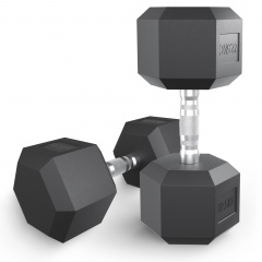 UnixFit гексагональная 22.5 кг из каталога обрезиненных гантелей в Екатеринбурге по цене 7310 ₽