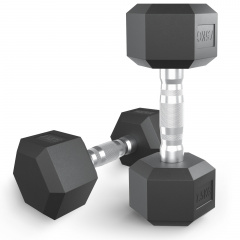 UnixFit гексагональная 7.5 кг из каталога обрезиненных гантелей в Екатеринбурге по цене 3790 ₽