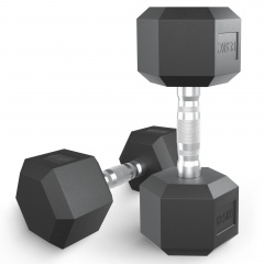 UnixFit гексагональная 12.5 кг из каталога обрезиненных гантелей в Екатеринбурге по цене 4510 ₽