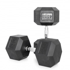 VictoryFit гексагональная VF-H450 (45 кг) 1 шт. из каталога обрезиненных гантелей в Екатеринбурге по цене 15400 ₽