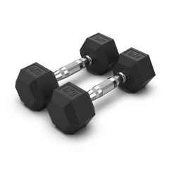 VictoryFit гексагональная VF-H040 (4 кг) 1 шт. из каталога обрезиненных гантелей в Екатеринбурге по цене 1570 ₽