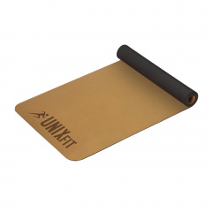 UnixFit пробковый, 183 х 61 х 0,5 см из каталога ковриков для йоги и фитнеса в Екатеринбурге по цене 2749 ₽
