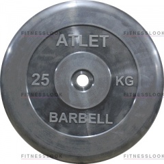 MB Barbell Atlet - 26 мм - 25 кг из каталога дисков для штанги с посадочным диаметром 26 мм.  в Екатеринбурге по цене 8630 ₽