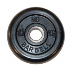 MB Barbell обрезиненный (металлическая втулка) 1.25 кг / диаметр 26 мм из каталога дисков для штанги с посадочным диаметром 26 мм.  в Екатеринбурге по цене 1170 ₽