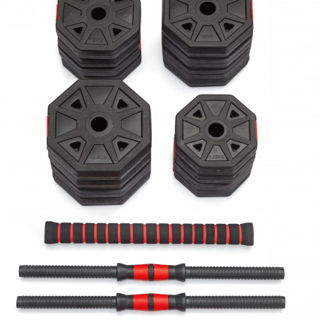 Рендер-2 для VictoryFit гексагональная с грифом, 30 кг. (2 шт. х 15 кг.) VF-DH300