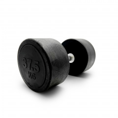 UnixFit PRO круглая  37,5 кг DBRND37_5PBK из каталога обрезиненных гантелей в Екатеринбурге по цене 11900 ₽