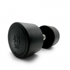 UnixFit PRO круглая 45 кг DBRND45PBK из каталога обрезиненных гантелей в Екатеринбурге по цене 16990 ₽