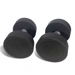 UnixFit PRO круглая 22,5 кг DBRND22_5PBK из каталога обрезиненных гантелей в Екатеринбурге по цене 7570 ₽