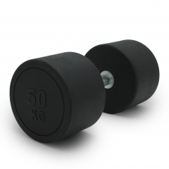 UnixFit PRO круглая 50 кг DBRND50PBK из каталога обрезиненных гантелей в Екатеринбурге по цене 18890 ₽