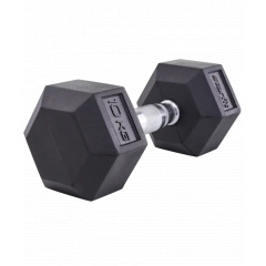 StarFit гексагональная 10 кг DB-301 из каталога обрезиненных гантелей в Екатеринбурге по цене 4000 ₽