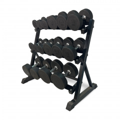 UnixFit DumRack Hexagon PRO (300 кг) из каталога стоек для гантелей в Екатеринбурге по цене 24570 ₽