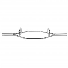 UnixFit PRO TrapBar 140 см / 50 мм Chrome из каталога грифов для штанги с параллельным хватом  в Екатеринбурге по цене 22890 ₽