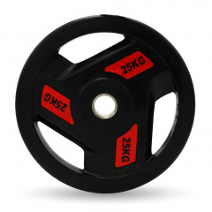 UnixFit PRO 25 кг, 51 мм DG25RUBPRD из каталога дисков для штанги с посадочным диаметром 50 мм. в Екатеринбурге по цене 10970 ₽