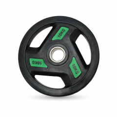 UnixFit PRO 10 кг, 51 мм DG10RUBPGR из каталога дисков для штанги с посадочным диаметром 50 мм. в Екатеринбурге по цене 4510 ₽