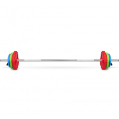 Bronze Gym Бодипамп (гриф, весовые диски 2X1,25КГ, 2X2, 5КГ, 2X5КГ, ПАРА ЗАМКОВ) из каталога штанг в Екатеринбурге по цене 9100 ₽