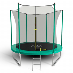 Yamota Basic 8ft (244 см) из каталога батутов с защитной сеткой в Екатеринбурге по цене 19990 ₽