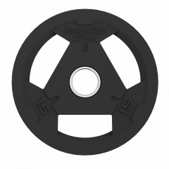 Bronze Gym 20 кг BGPLR200 из каталога дисков для штанги с посадочным диаметром 50 мм. в Екатеринбурге по цене 6800 ₽