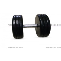 MB Barbell классик - 37 кг из каталога обрезиненных гантелей в Екатеринбурге по цене 7418 ₽