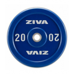Ziva XP Competition Colored Rubber Bumper 20kg из каталога дисков для штанги с посадочным диаметром 50 мм. в Екатеринбурге по цене 22300 ₽
