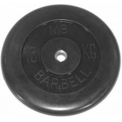 MB Barbell 15 кг металлическая втулка из каталога дисков для штанги с посадочным диаметром 30 мм.  в Екатеринбурге по цене 6250 ₽
