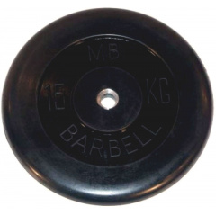 MB Barbell 15 кг металлическая втулка из каталога дисков для штанги с посадочным диаметром 26 мм.  в Екатеринбурге по цене 6250 ₽