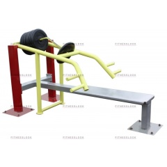 MB Barbell - горизонтальный жим из каталога уличных тренажеров в Екатеринбурге по цене 52586 ₽