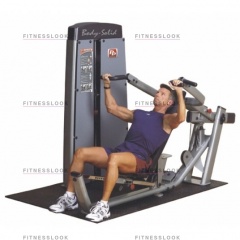 Body Solid ProDual DPRS-SF - жим от груди / жим от плеч из каталога грузоблочных тренажеров в Екатеринбурге по цене 358700 ₽