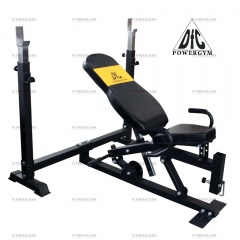 DFC PowerGym  BN014 - со стойками из каталога стоек для штанги со скамьей в Екатеринбурге по цене 22950 ₽