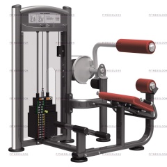 AeroFit IT9332 - разгибание спины из каталога грузоблочных тренажеров в Екатеринбурге по цене 205200 ₽