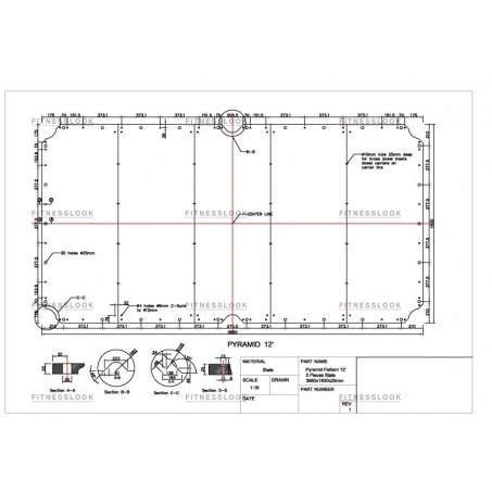 Рендер-1 для Weekend Плита Standard-Quality 12 ф (25 мм, 5-pc)