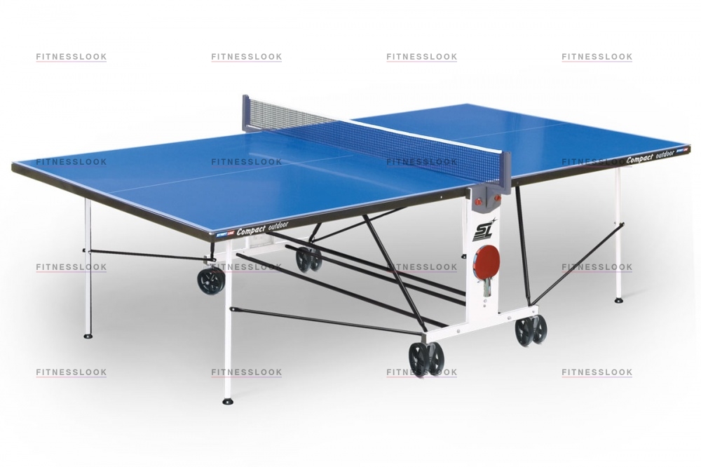 Start Line Compact Outdoor 2 LX Blue из каталога всепогодных теннисных столов в Екатеринбурге по цене 42090 ₽